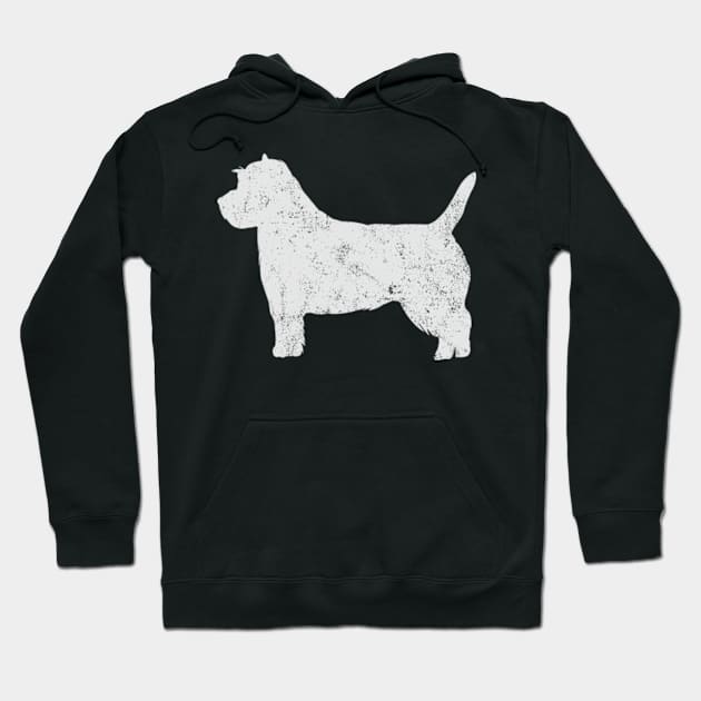 Cairn Terrier Dog Vintage Hoodie by KAWAIITEE